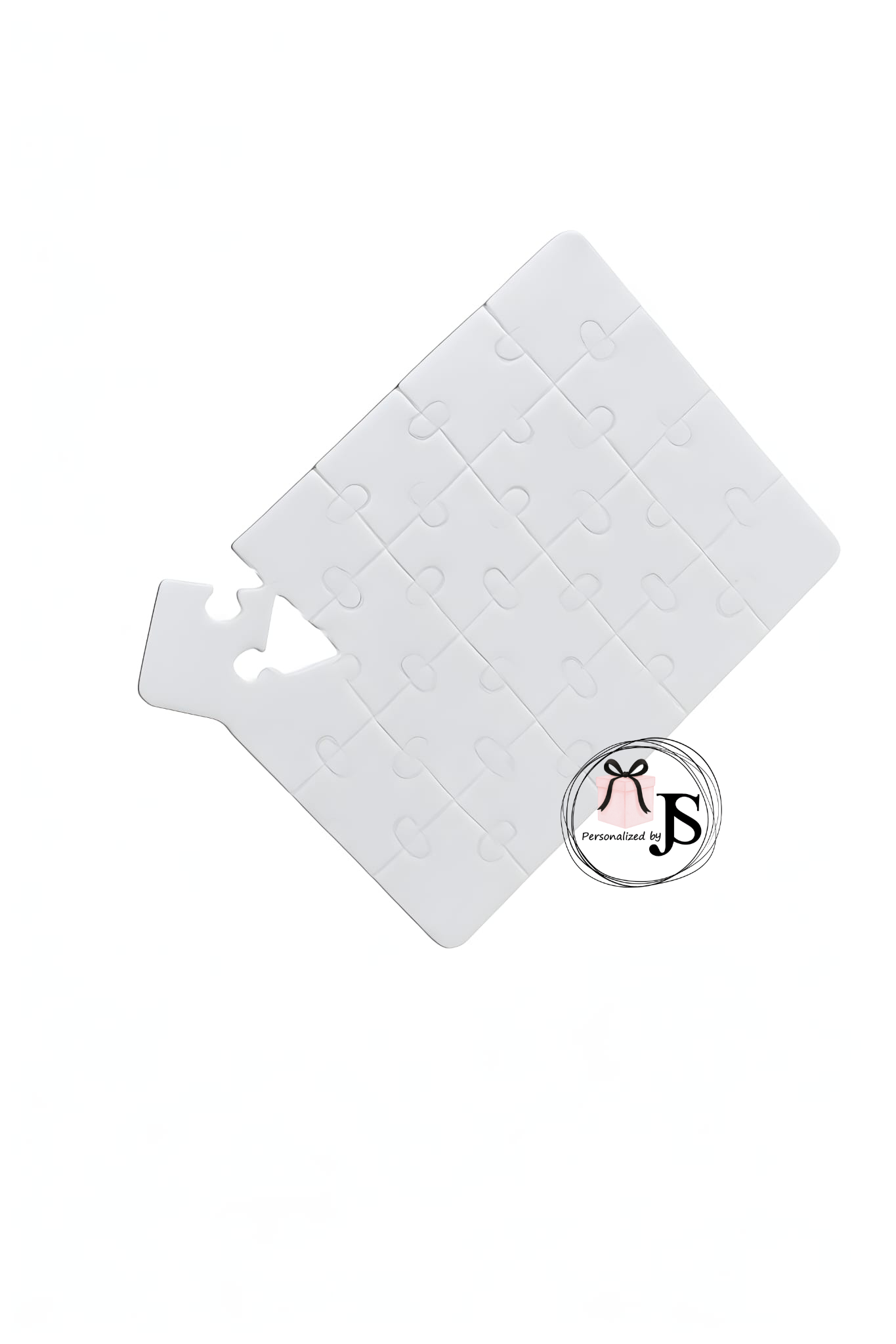 Blanco product - Witte Papieren Puzzel 20 x 15 cm