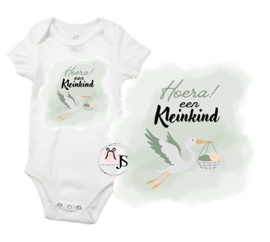 Baby romper: ''Hoera... een kleinkind''