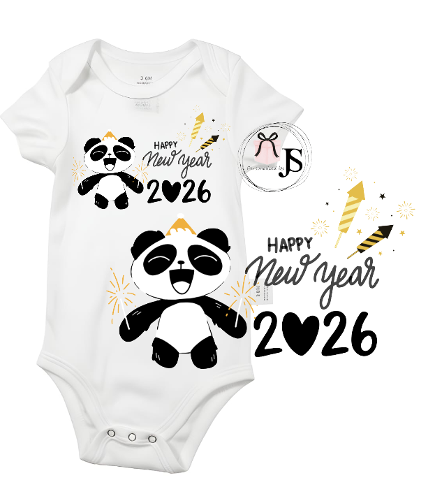 Baby Romper Happy newYear