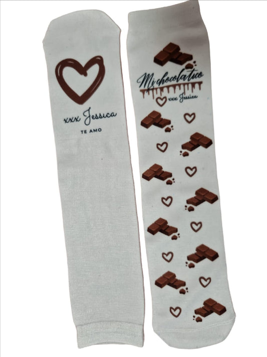 Sokken Volwassen lang - Personalized by JS