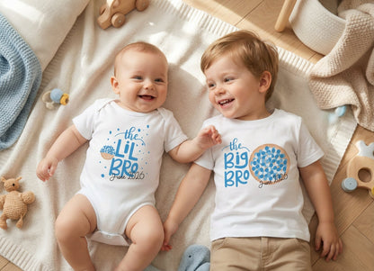 1 Baby romper en 1 grote broer shirt - Personalized by JS