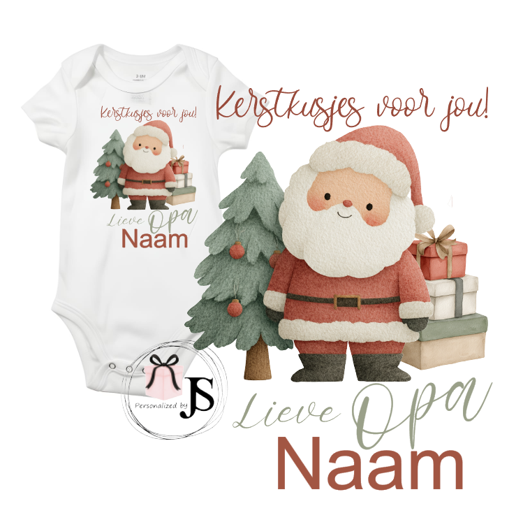 Baby romper Lieve opa/ oma + naam