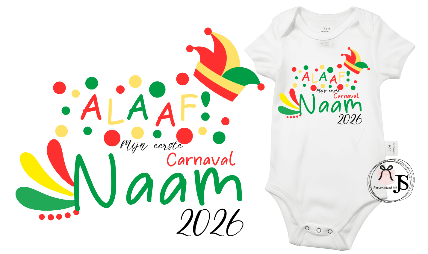 Baby Romper Caraval Collectie - Personalized by JS