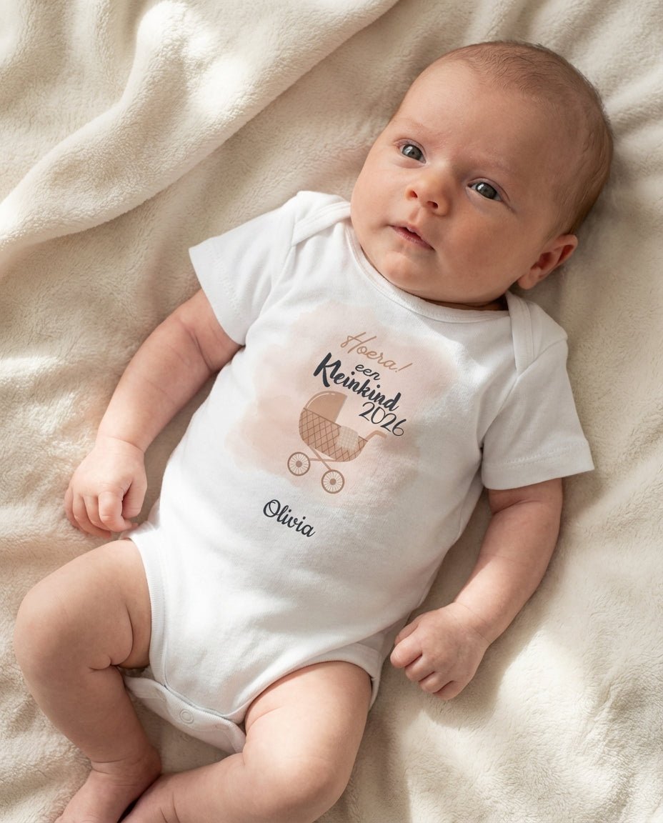 Baby romper: ''Hoera... een kleinkind'' - Personalized by JS