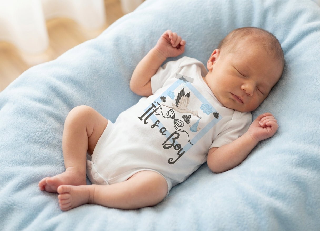Baby Romper: Hoera! Het is een Jongen - Personalized by JS