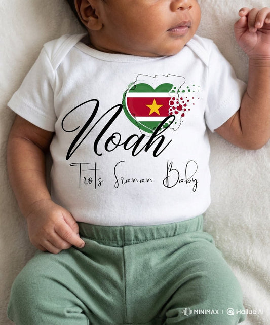 Baby Romper Roots Collectie - Personalized by JS