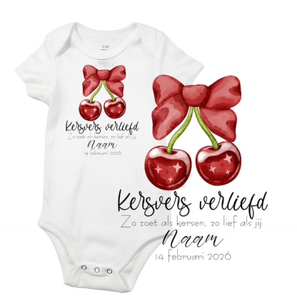 Baby Romper Valentijn Collectie – Gepersonaliseerd - Personalized by JS