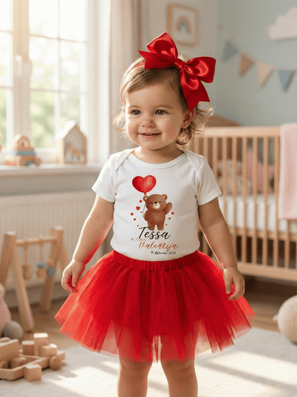 Baby Romper Valentijn Collectie – Gepersonaliseerd - Personalized by JS