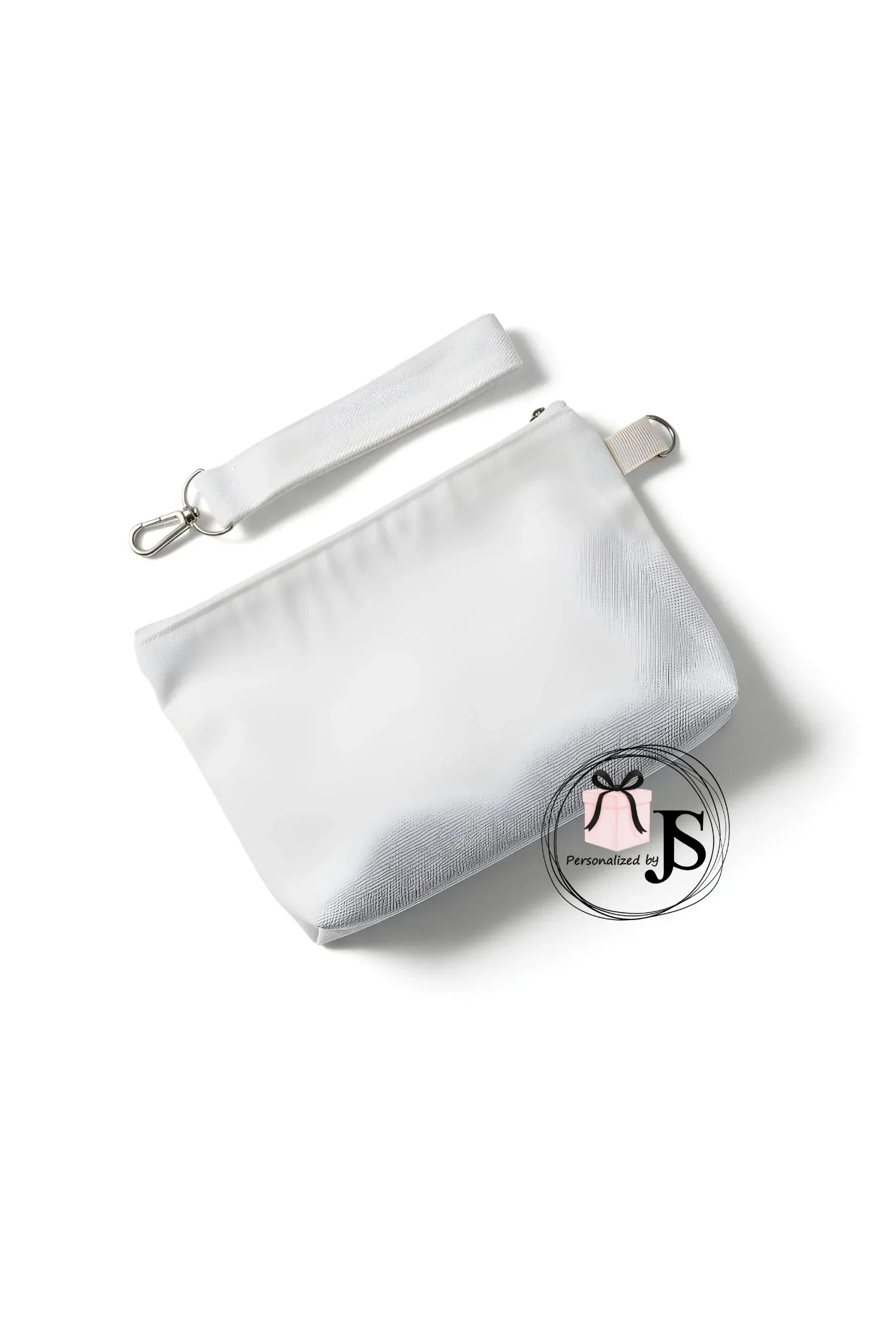 Blanco product - Cosmetische Tassen Set - Make - up Tas + Polsbandje 14 x 20 cm - Personalized by JS