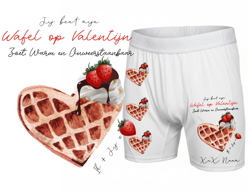 Boxershorts Heren Valentijn - Personalized by JS