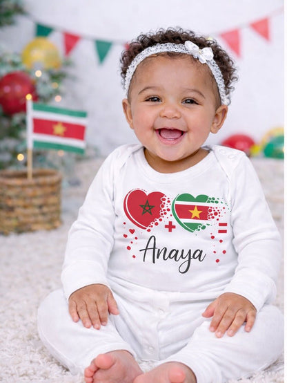 Gepersonaliseerd Babypak – Marokkaans & Surinaams Design - Personalized by JS