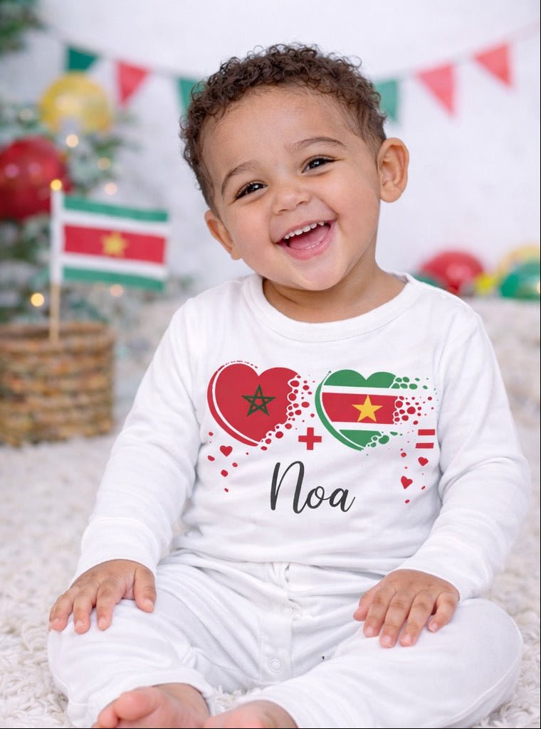 Gepersonaliseerd Babypak – Marokkaans & Surinaams Design - Personalized by JS