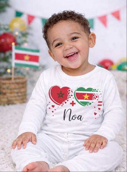 Gepersonaliseerd Babypak – Marokkaans & Surinaams Design - Personalized by JS