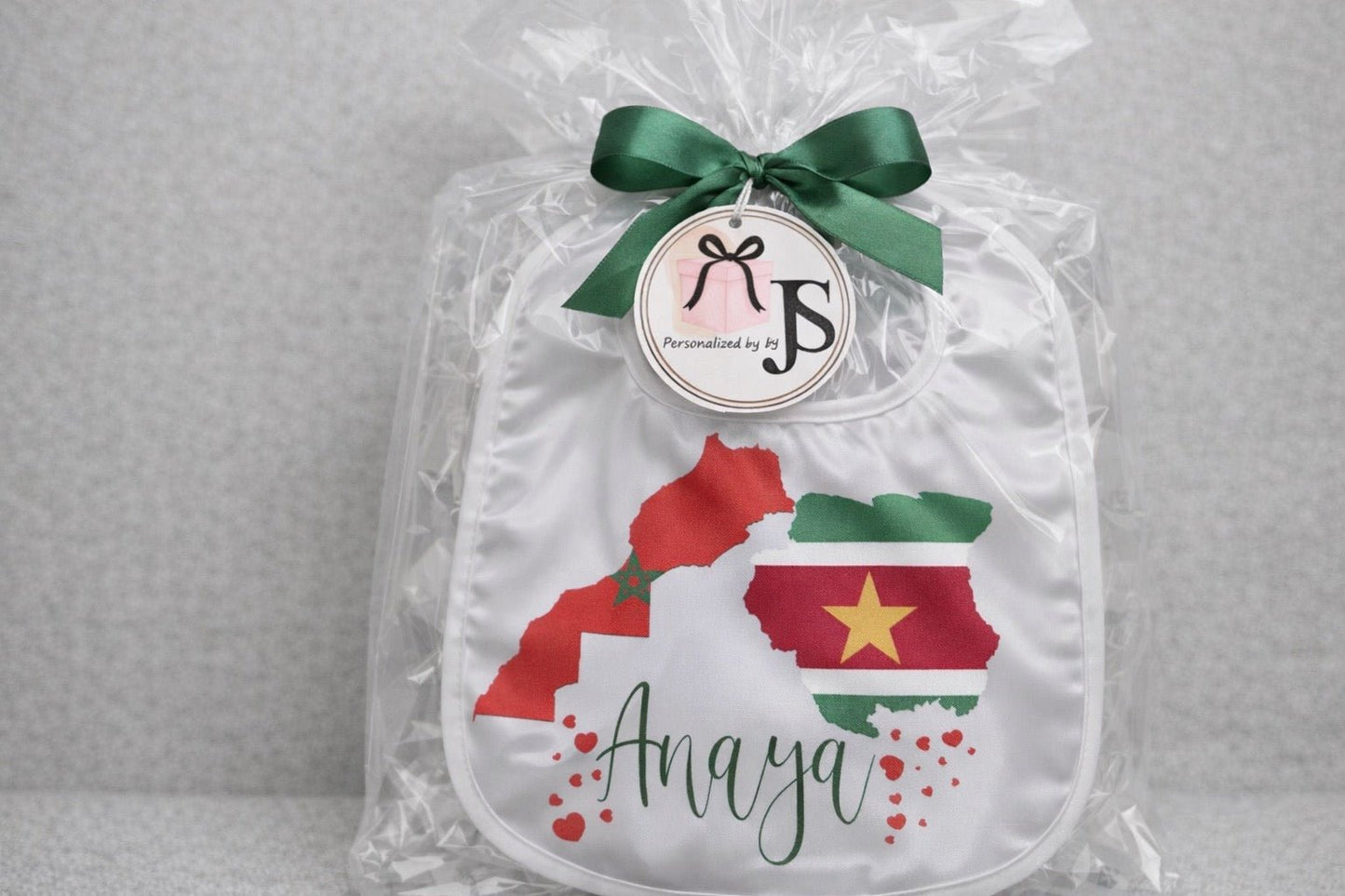 Gepersonaliseerde Baby Slab – Surinaams Design - Personalized by JS