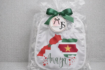 Gepersonaliseerde Baby Slab – Surinaams Design - Personalized by JS