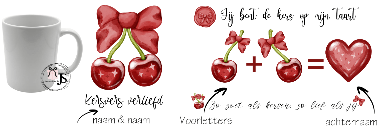 Gepersonaliseerde Mok – Valentijnsdag - Personalized by JS