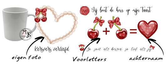 Gepersonaliseerde Mok – Valentijnsdag - Personalized by JS