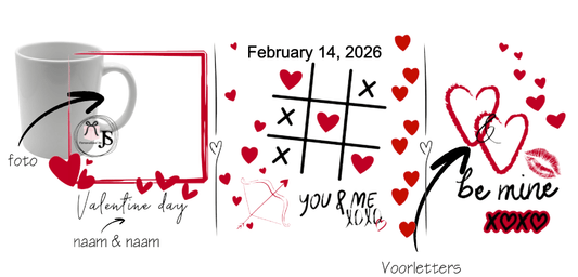 Gepersonaliseerde Mok – Valentijnsdag - Personalized by JS
