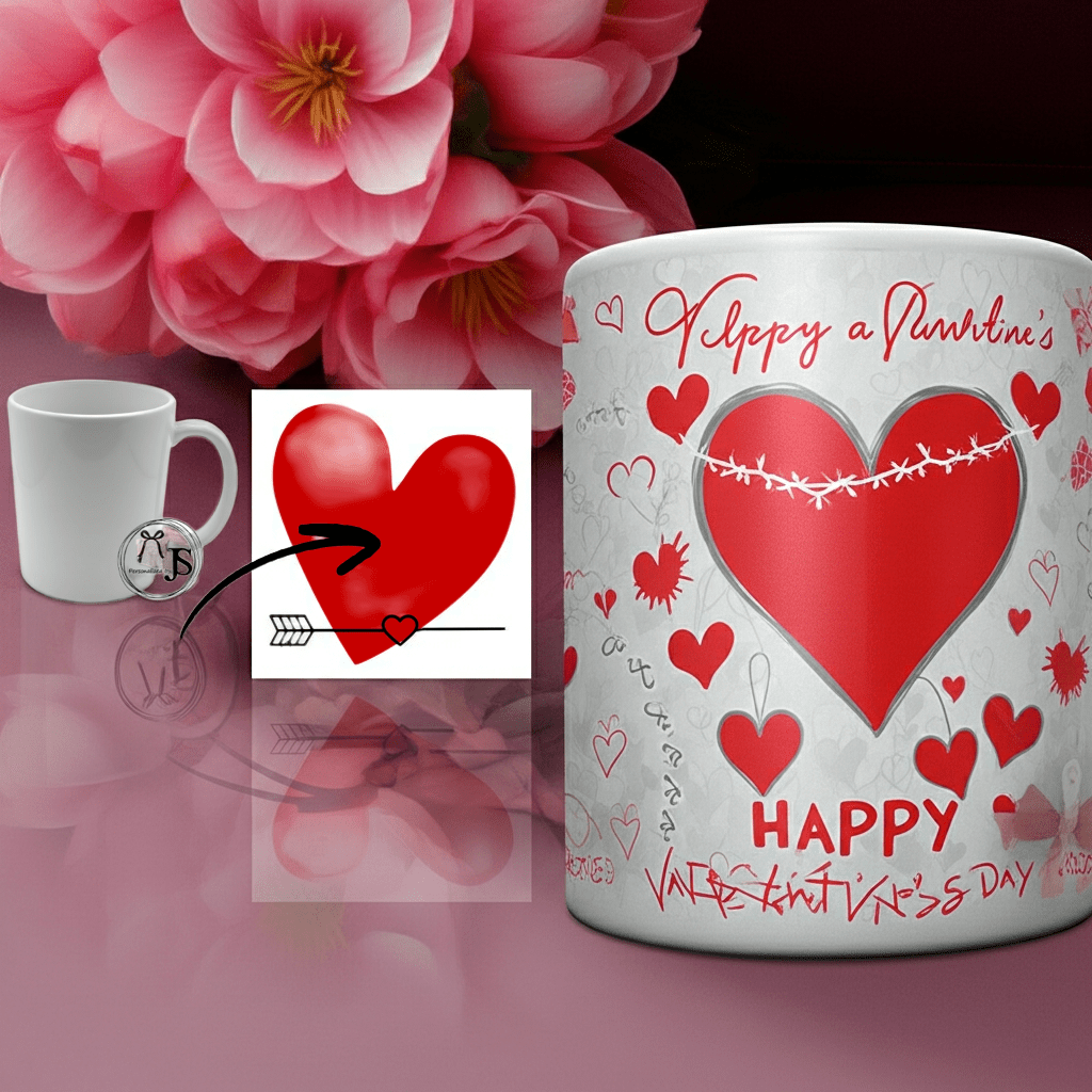 Gepersonaliseerde Mok – Valentijnsdag - Personalized by JS
