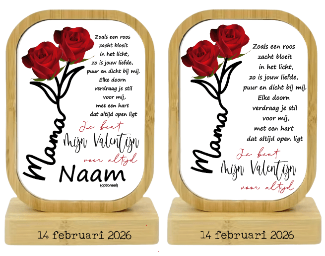 Houten Fotolijst Standaard 9 x 12 cm - Personalized by JS
