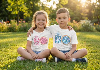 Kinder T-Shirt: Gepersonaliseerd Kinder Shirt – Grote Broer / Grote Zus - Personalized by JS