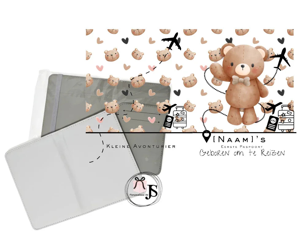 Paspoorthoudercovers 20 X 14 cm - Personalized by JS