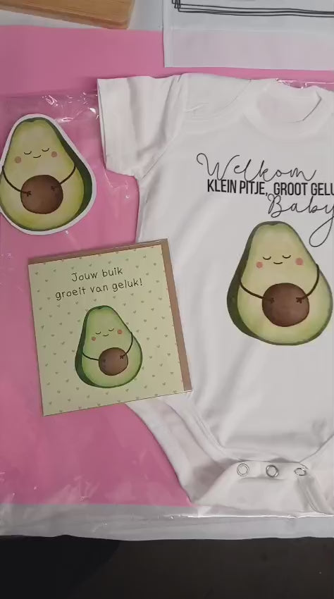 Baby Romper: KLEIN PITJE GROOT GELUK