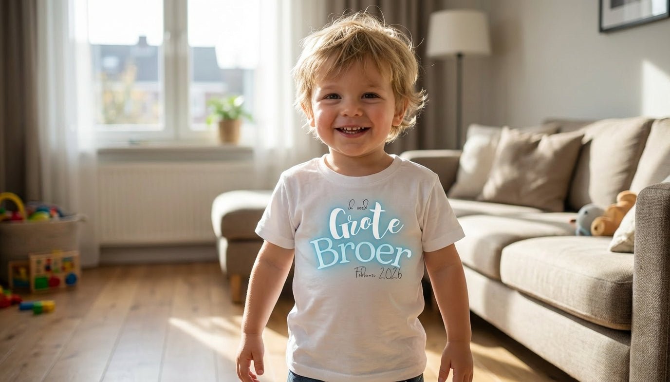 T-Shirt Grote Broer - Personalized by JS