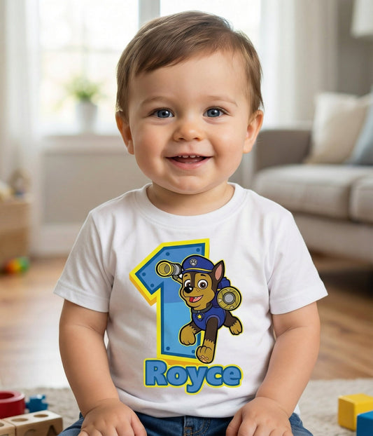 Verjaardag shirt 1 jaar - Personalized by JS